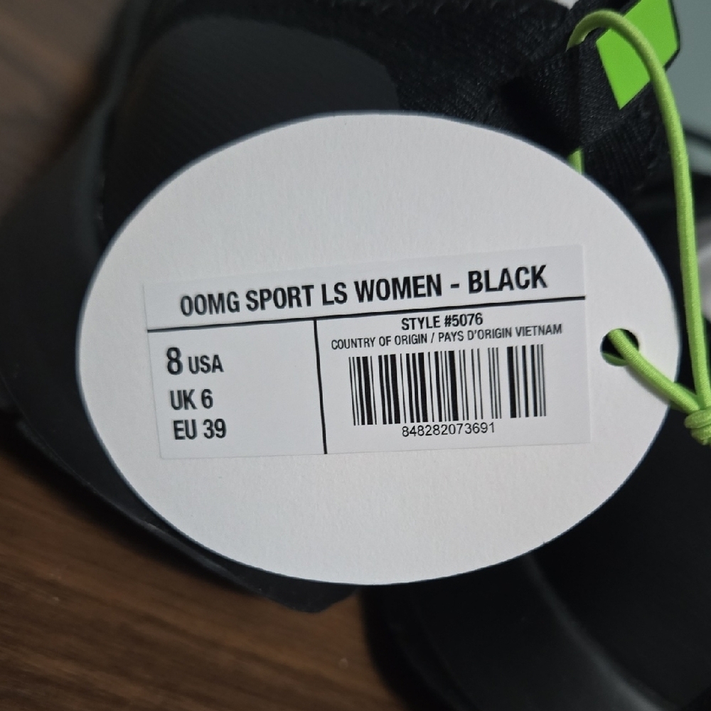 OOFOS Women's Black Sport LS Shoes *Read Description For Important Information* - Picture 7 of 9